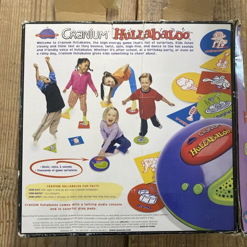 Cranium Hullabaloo Preschool Game 2003 - Working Complete